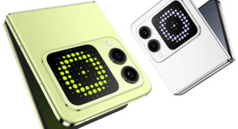 Huawei introduced the Nova Flip clamshell with a square outer screen, Kirin 8000 chip and a price starting at $740