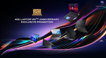 MSI has launched a special promotion in honor of the 20th anniversary of the creation of the first laptops