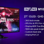 Sony has released a 27-inch INZONE M10S OLED monitor for eSports – 1440p and 480 Hz