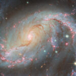 Hubble reveals supernova in bright image of galaxy NGC 1672