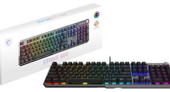 MSI releases quiet mechanical keyboard Strike 600 for $80 using Kailh switches