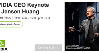 Nvidia CEO Jensen Huang’s Keynote to Open Computex 2025 in May
