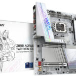 Gigabyte Unveils Z890 Aorus Tachyon Ice Motherboard With 90° Rotated Socket For Extreme Overclocking