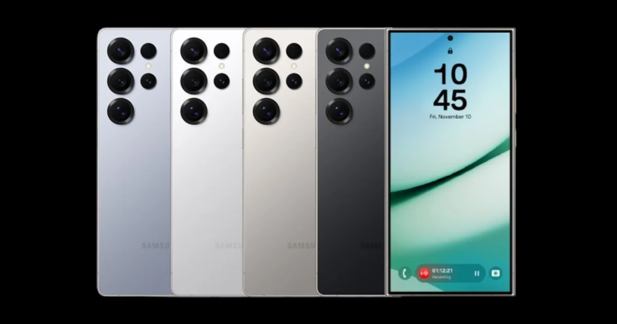 Samsung S23 Ultra with advanced camera and sleek design