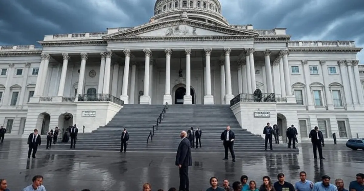 Government shutdown 2025 with mass layoffs and service closures